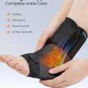 Ankle Brace for Women Men - Ankle Support Brace for Sprained Ankle, Ankle Stabilizer for Achilles, Tendon, Sprain, Injury Recovery, Lace up Ankle wrap for Running, Basketball, Volleyball (Upgrade Ankle Brace, Small)
