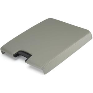 Grey Center Console Cover Armrest Lids with Base for 07-14 Chevy Avalanche Suburban Tahoe, 07-13 Silverado/GMC Sierra 1500 2500HD 3500HD, Yukon XL, Replace 20864153, 924835, 924-835 (2007-2014 Front Split-Bench Seat, Gray)