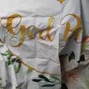 Ticuenicoa 5x3ft Baptism Backdrop for Girl First Communion Background Pink and Gold God Bless Back Drop Christening Photography Decorations Baby Shower Party Banner 1st Birthday Photo Favors