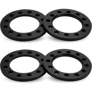 4PCs 6x5.5 (6x135mm) Wheel Adapters w/ 108mm Bore & 1/2" (12mm) Thickness fit Chevy Silverado Suburban Express 1500, GMC Sierra Yukon Savana 6 Lug Wheel Spacers for Ford F150 Ram 1500 Toyota Tacoma