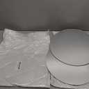 Round Mirror Centerpieces for Tables Decorations, 6PCS 12inch Acrylic Circle Mirror Centerpieces Mirror Tray Candle Plate Centerpiece for Wedding Centerpieces for Table Decorations Wall Decor