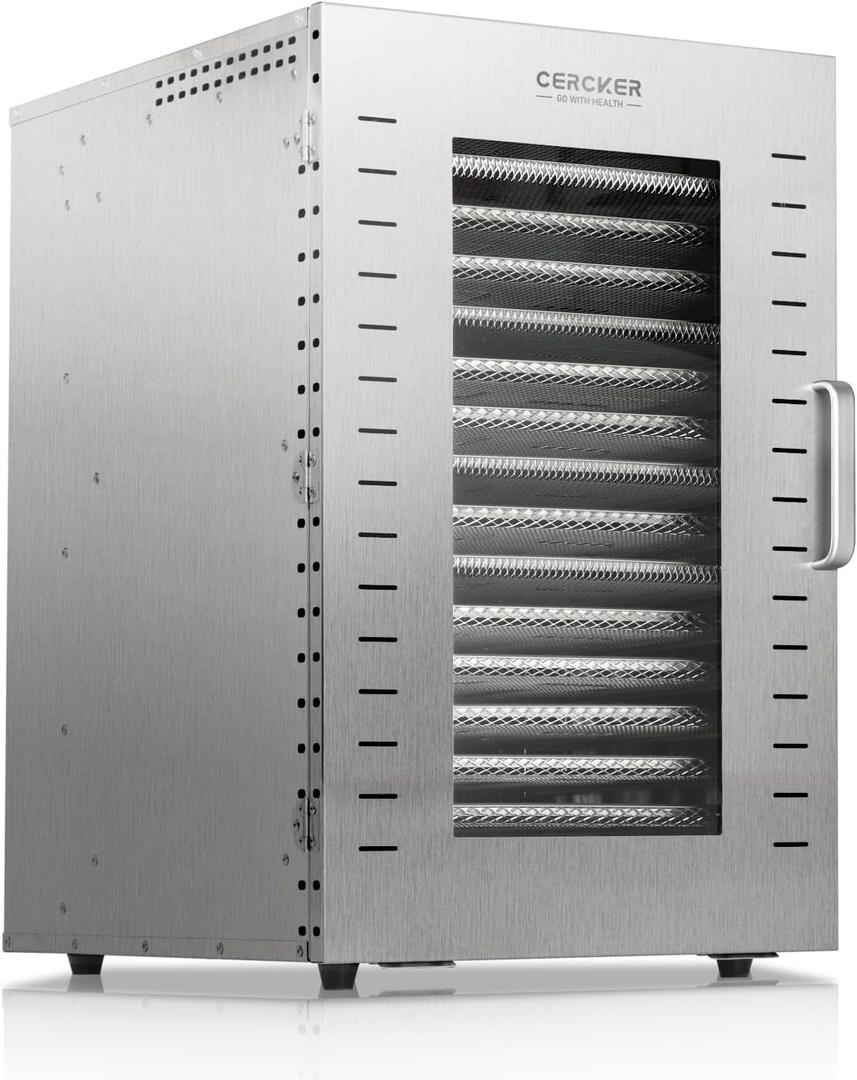 Commercial Food-Dehydrator Machine 16 Trays 27.28ft Large Food Dryer 1500W