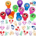 24 Pcs Mickey Themed Stampers, Mouse Birthday Party Supplies, Goody Bag Treat Bag Stuff for Mickey Birthday Party Gifts