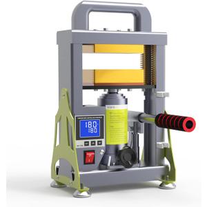 5 Ton Hydraulic Heat Press Machine with 3x5 inch Heated Plates,Auto Temperature Adjustment Heat Press