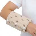 TEUOPIOE Baby Feeding Arm Pillow, Soft Cotton Multi Functional Bottle Nursing Pillow for Newborns,Expandable Breastfeeding Arm Support Cushion for Mom and Baby, Portable and Washable (Brown)