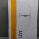 COMOMY Baby Changing Pad and Scale, 2 in 1 Wipeable Diaper Changing Pad for Dresser with Accurate Baby Scale, Waterproof Non-Slip with Safety Strap & Large Display, Easy to Clean, Fits Change Table