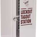Brady LC977A, Lockout Tagout Station, Cabinet Only with Locking Handle
