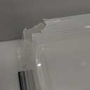 IRIS USA 54 Qt Stackable Plastic Storage Bins with Lids, 6 Pack - BPA-Free, Made in USA - See-Through Organizing Solution, Latches, Durable Nestable Containers, Secure Pull Handle - Clear