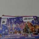 Christmas Projector Lights Outdoor, GUSODOR Upgraded Snowflake Projector IP65 Waterproof LED Snow Projection Lights for Indoor Outdoor Christmas Decoration, Holiday, Yard Decor-Three-Head A