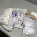 External Condom Catheter for Incontinence for Elderly Men,24pcs 25mm Soft Latex Sets,2 pcs 1000ml Leg Bags,2 pcs 2000ml Urine Bags 6pcs Stabilization Device with 2 Rolls of Tape Male