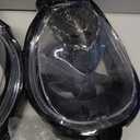 Greatever G2 Adults Kids Full Face Snorkel Mask 2 Pcs,Snorkeling Gear with Latest Dry Top System,Foldable 180 Degree Panoramic View,Safe Breathing,Anti-Leak&Anti-Fog Snorkeling Mask with Camera Mount (XL/L+XS, Black)