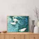 ZRIZQ Paint by Number for Adults Beginners,12" Wx16 L Canvas for Painting Kits for Adults in Colorful Box,Paint by Numbers for Home Wall Art Decor-Summer Duck