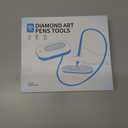 Electric Diamond Art Painting Pen, Epainter Vacuum Diamond Painting Pen Accessories, Wax-Free Precision Adsorption, Strong Suction for 2.5D/5D/AB Drills, Ergonomic Design Adult/Kid Friendly (Pink)