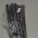 Tension Curtain Rod 31 to112 In Extra Long Curtain Rod Adjustable Pole Heavy Duty Spring Matte Black Shower Curtain Rod for Bathroom Windows Room Divider Never Rust Anti-Slip, Matte Black 