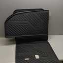 LASFIT Cargo Mat & Backrest Mats for Kia Sorento 2026 2025 2024 2023 2022 2021, All Weather TPE Custom Fit Cargo Liners Trunk Mat & SeatBack Mats Accessoires for Kia Sorento 2021-2026, Black