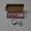 Candles Gifts for Women 3 Pack 2.5 oz Natural Floral Lavender Cherry and Rose Candles Set, Aromatherapy Candles for Home Scented, Portable Small Jar Candles Set for Travel, Spa, Bath, Yoga