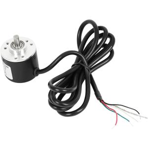 Incremental Optical Rotary Encoder for Arduino 360P/R Wide Voltage Power Supply DC 5-24V 6mm Shaft Quadrature
