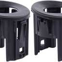 ApplianPar Pack of 4 Front Bumper Park Assist Sensor Bezels for Ram 2500 3500 2016-2018