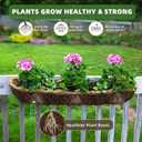 24 inch Coco Liners Trough 3 Pack for Window Boxes Planters, Coconut Husk for Railing Hanging Deck Fence Plant Flower Basket, Coco Fiber for Outdoor&Indoor