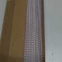 Binditek 50 Pack Plastic Spiral Binding Coils, 6mm(1/4"), 30 Sheet Capacity, 4:1 Pitch, Clear, 48Loops, for Letter Size, for Students and Coworkers