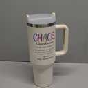 NOWWISH Gifts for Women Boss Coworker Teacher Friend - Chaos Coordinator Tumbler - Birthday, Funny Gifts for Women, 40oz White