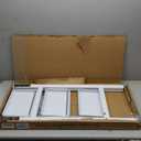 3 Step Ladder Folding Step Stool, OOSOFITT 330 Lbs Load Heavy Duty Step Ladders, Small Kitchen/Closet Stepping Stool for Adults, Lightweight Foldable Indoor Ladders for Home with Wide Pedal White