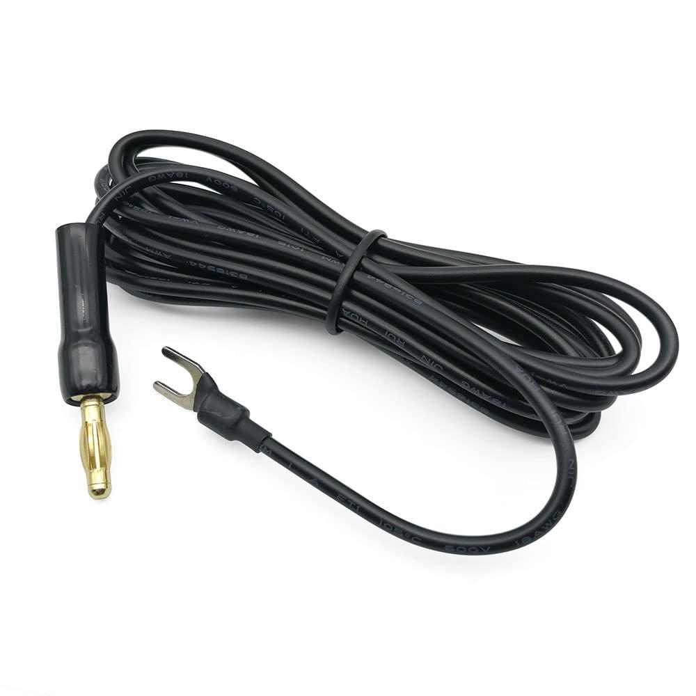 AOTWD Turntable Custom Ground Wire Plug Plated 5.9 Feet Long for Technics Sl Models