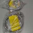 (1 Pack) Seelink 18-Inch Stainless Steel Flexible Water Heater Hose, 1/2" Push-Fit Straight Stop Valve x 1/2" FIP, Push-to-Connect for Copper, PEX, and CPVC