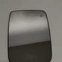 Driver Left Side Heated Mirror Glass Replacement for 2009-2018 Dodge Ram 1500 2500 - Side View Heated Convex Mirror Glass with Rear Holder, Replace 68079363AA, 68050299AA