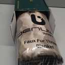 BENVWE Fluffy Faux Fur Throw Blanket for Couch - Soft, Plush, Thick, Cozy, Fuzzy Luxury Minky Bubble Blanket for Home Living Room Decor, Gifts for Women, Tie-dye Brown, 51" x 63", 1100GSM