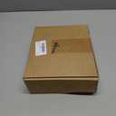 Soaoo Christmas Gingerbread Tree Topper Plush Stuffed Gingerbread Tree Topper 7.7 Inch Cute Plush Stuffed House Hanging Ornaments for Christmas Party Holiday Festive Home Decor Gifts