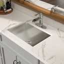 Undermount Bathroom Sink Stainless Steel - Lordear 18x13x5 Inch Vanity Bathroom Sinks Rectangle Under Couter Stainless Steel Lavatory Sink Basin with Drain