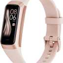 Fitness Tracker with 24/7 Heart Rate Blood Oxygen Sleep Monitor,Activity Tracker with 1.1" AMOLED Touch Color Screen, Multiple Sport Modes Step Counter,IP68 Waterproof for Women Men (Pink)