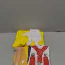 6 Pcs Storybook Costumes Fairy Tale Puppet Costumes Includes Short Sleeve Nose Hat Suspender Bow Gloves Fairytale Character Halloween Outfit for Adults Yellow