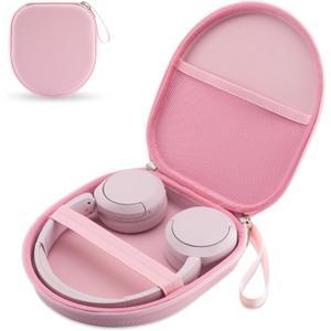 Case Compatible with Tune 520BT 510BT 720BT 770NC 670NC, Sony WH-CH720N WH-CH520 Noise Canceling Wireless Headphones, Portable Travel Headphone Case (Pink)