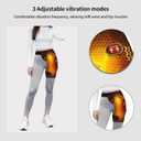 Hip Heating Pad with Massage, Hip Massager for Sciatica & Hip Pain Relief, Portable Electric Heating Pad for Men Women, Hip Support Brace for Sciatic Nerve, Hamstring, Thigh & Hip Bursitis Discomfort