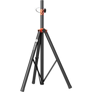 Speaker Stands Heavy Duty - Adjustable Height 50.5'' to 83.5'', Speaker Tripod Stand with Non-Slip Rubber Feet,144lbs Load Capacity for Stage/DJ/Party, Fits 1.38"&1.63" Speaker Poles (1-Pack)