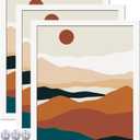 White 20x24 Picture Frame Set of 3, High Transparent Frame for 20 By 24 Photo Collage Canvas Poster Size Wall Mount and Tabletop Horizontally Vertically (White, 20 x 24 inches)