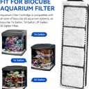 Aquarium Fish Tank Water Filter Cartridge Fit for Coralife Biocube Filter 14 16 29 32 Gallon Aquarium, Bio-Cube Filter Cartridge Dual-Action Filtration for Keeping Water Crystal Clear,4PCS