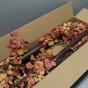 Krissing 8FT Fall Light Up Tree, Artificial Lighted Fall Eucalyptus Tree with 160 Led Lights Fake Large Autumn Tree for Fall Home Indoor Outdoor Thanksgiving Decor