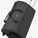 93L Carry on Garment Duffle Bag with Wheels, Folding Convertible Rolling Garment Bag for Travel with Shoes Compartment, Wheeled Waterproof Suit Bag Travel for Men Women