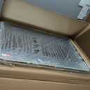 S'bagno 40X28 Gold LED Mirror for Bathroom with Frontlit & Backlit, LED Bathroom Mirror with Metal Frame, Anti-Fog, Stepless Dimmable, 3 Colors Temperature LED Vanity Mirror(Horizontal/Vertical)