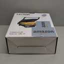 OSTBA Panini Press Grill with Adjustable Temperature, 4-Slice Indoor Grill, 180 Open Sandwich Maker with Drip Tray, Non-Stick Plates, Stainless Steel, 1200W