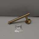 JQK Champagne Bronze Toilet Paper Holder, 5 Inch Tissue Paper Dispenser for Bathroom, 304 Stainless Steel Thick 0.8mm Wall Mount, TPH100-CB (Bar)