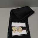 AJAZZ self Adhesive Portable 100% Blackout Curtains Simple and Easy to installBedroom Window Thermal Lnsulated Kitchen Room Darkening Black Small Drapes 1-Pack