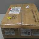 Furnulem Tall 4 Drawers Dresser, Vertical Storage Tower for Bedroom, Hallway, Entryway, Nursery, Closet Organizer, Nightstand Bedside Table Furniture, Sturdy Steel Frame, Wood Top, White