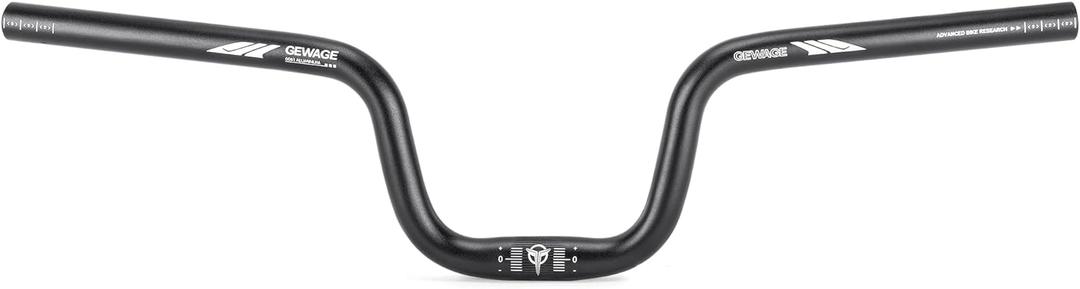 25.4 Bike Handlebar - 30mm, 55mm, 70mm, 90mm,120mm Riser Handlebar - 620mm Aluminium Alloy Mountain Bike Bicycle Handlebars (25.4-120mm Rise)