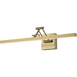 LED Brass Hard-Wired Connection Gallery Picture Light for Paintings Gold Lighting Fixtures Dimmable Modern LED Picture Lights Artwork Display Lighting 23.6 Inch 14W 3000K Warm White