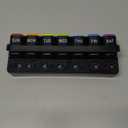 CERF ROUGE Sliding Lid Pill Organizer 7 Day Weekly Pill Box with 7 Detachable Containers, Leakproof Portable Medicine Case for Vitamins, Fish Oil, Supplements (Black)