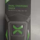 Controller Charger Station with 2x5520mWh Rechargeable Battery Packs for Xbox One/Series X|S,Dual Charging Dock for Xbox One Controller with 4 Battery Covers